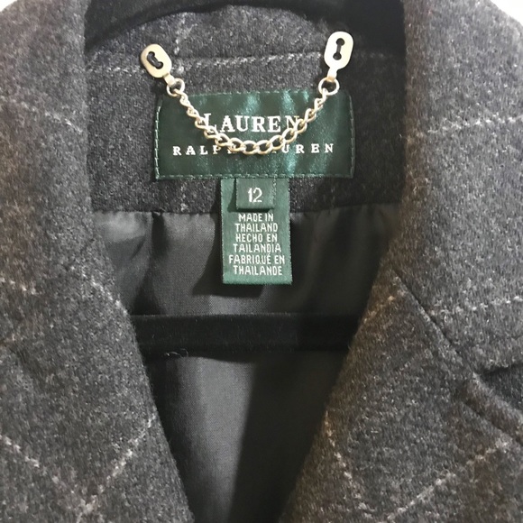 Ralph Lauren 100% Lambswool Short Blazer 12 - Picture 3 of 6